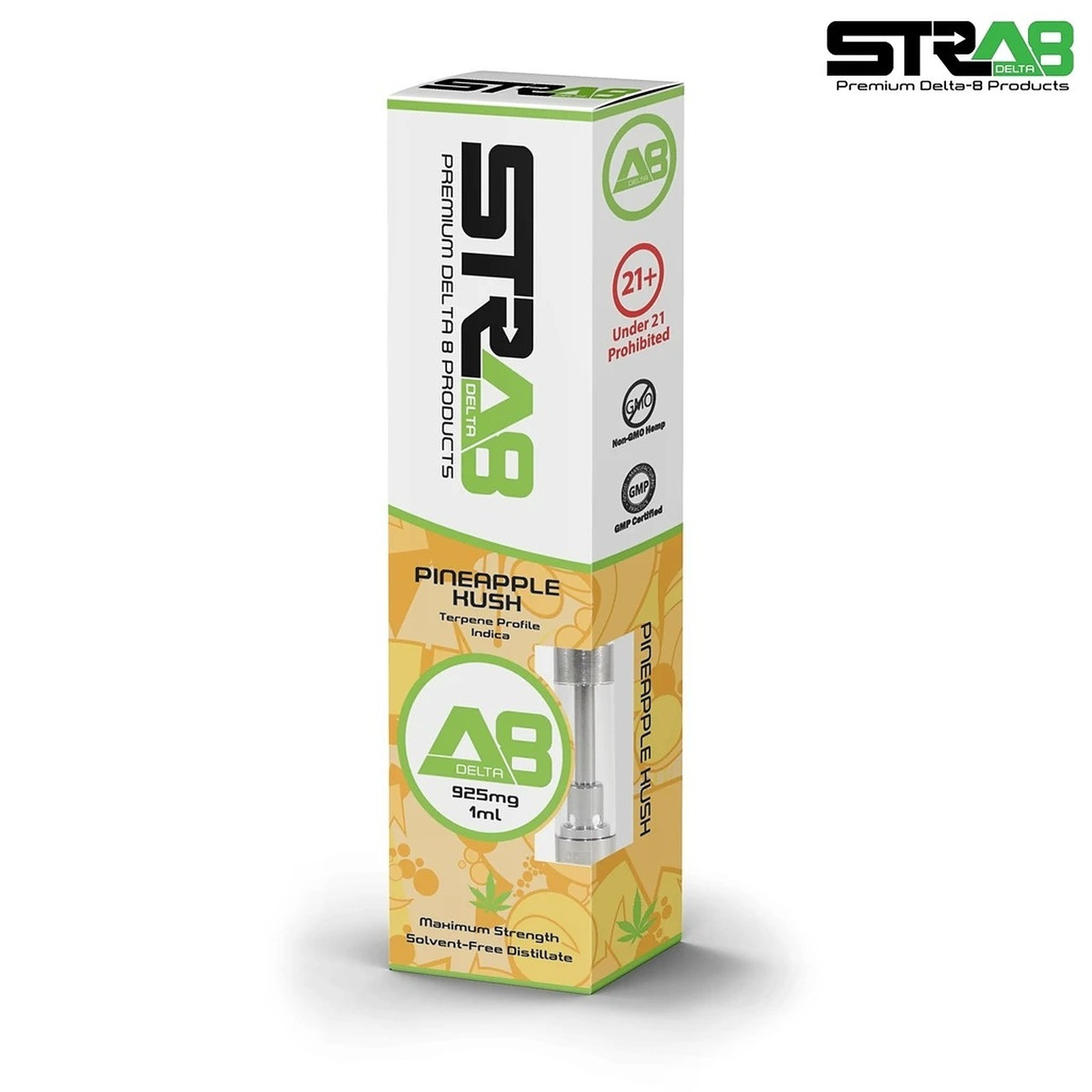 Stra8 Delta 8 Cartridge 925mg - Pineapple Kush